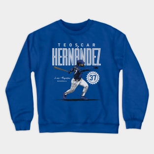 Teoscar Hernandez Los Angeles D Card Crewneck Sweatshirt